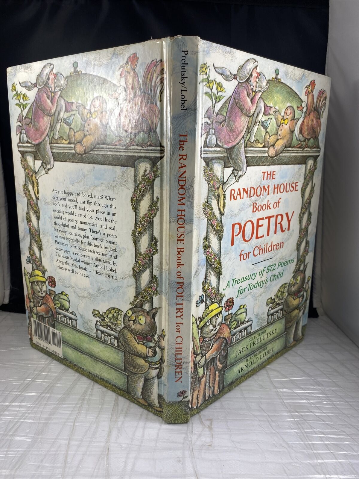 The Random House Book of Poetry for Children - Hardcover Illustrated Vintage 80s