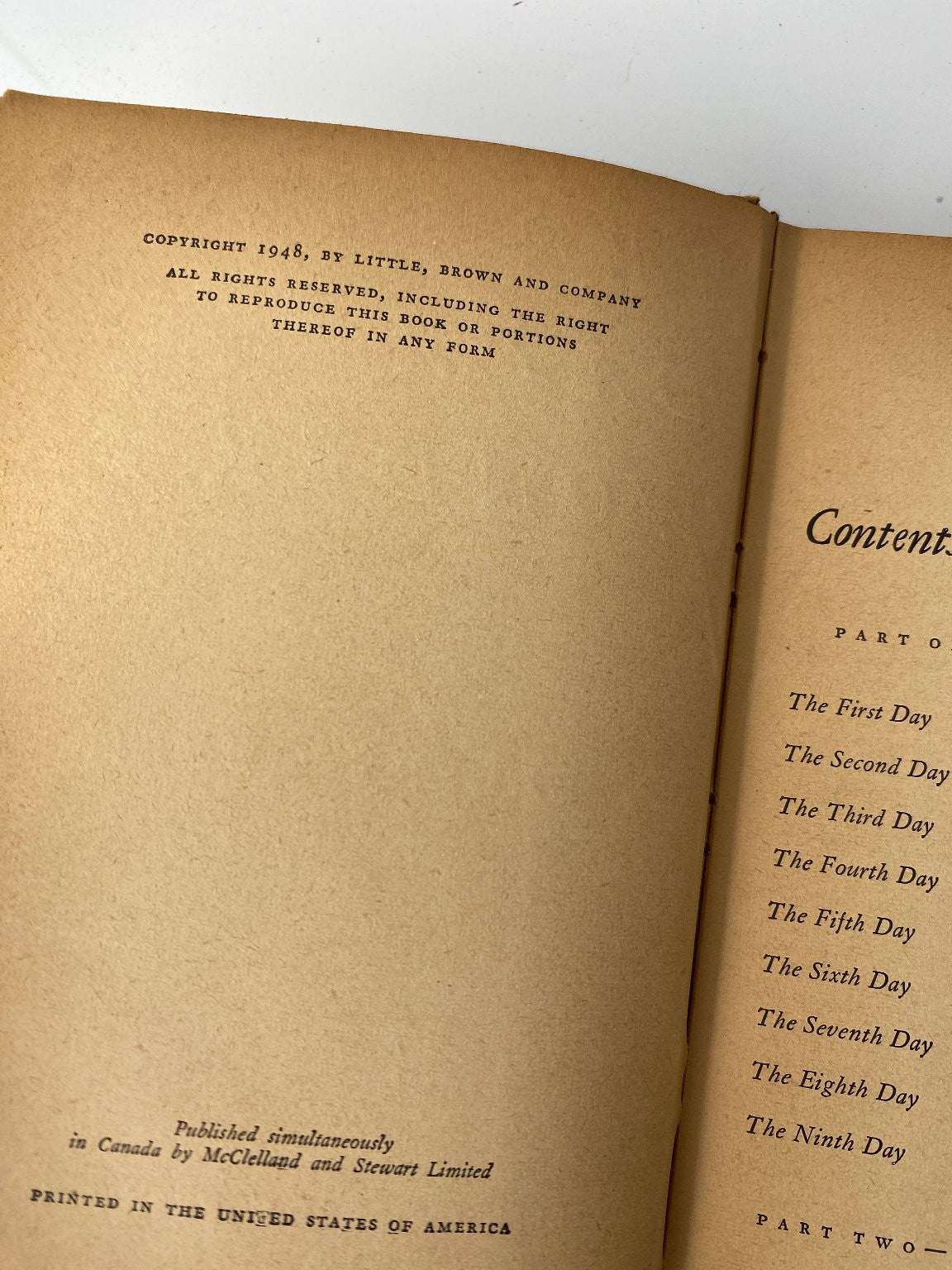 Ten Days' Wonder Ellery Queen 1949 First Edition Mystery Little Brown