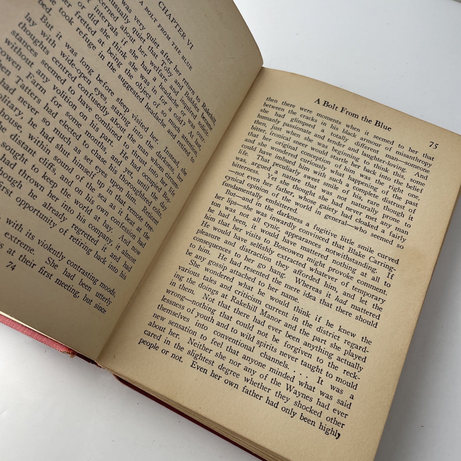 Antique 1925 Red Ashes by Margaret Pedler FIRST EDITION Grosset Dunlap Hardcover