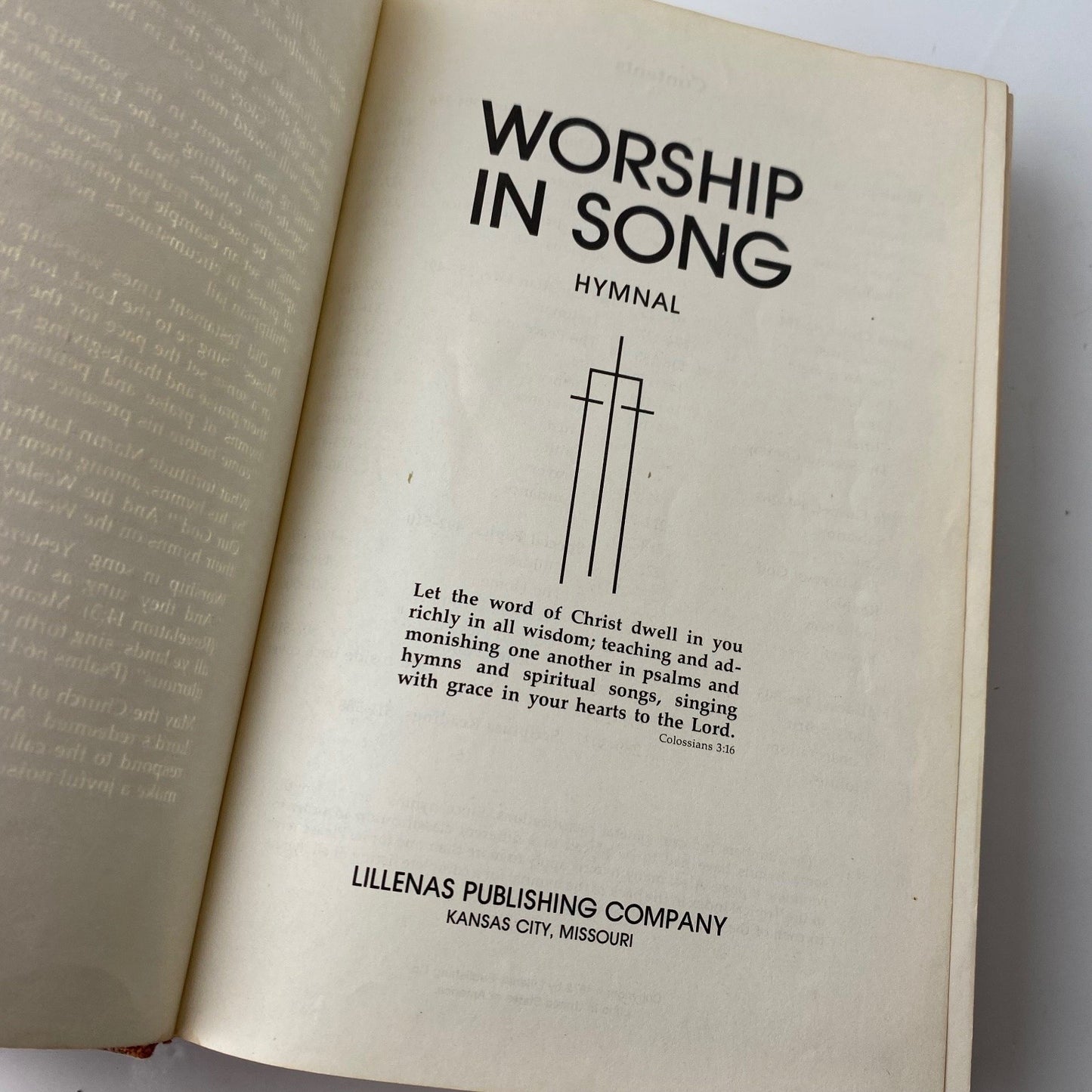 Worship in Song Nazarene Hymnal 1972 Lillenas Publishing Hymn Book