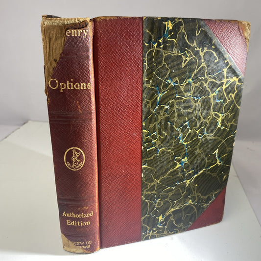 Antique Red And Marble Good Options by O Henry Authorized Edition 1919