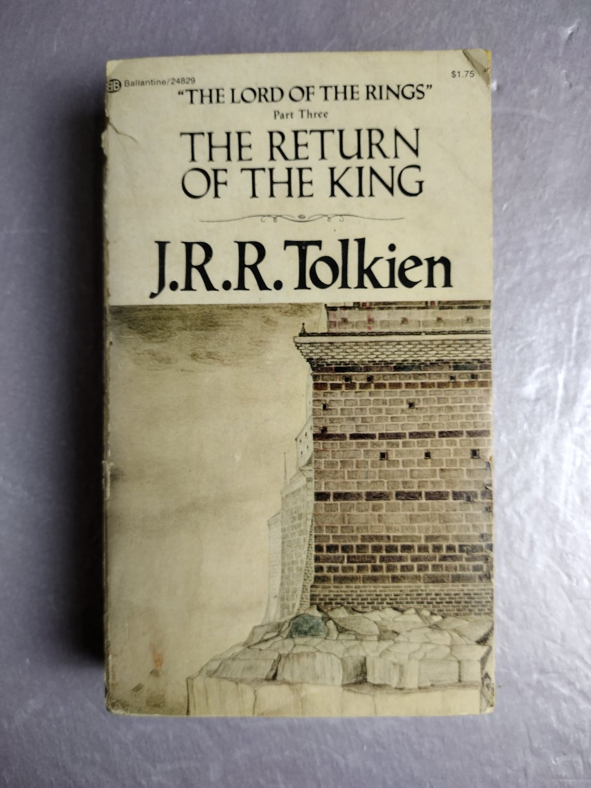 Return of the King J.R.R. Tolkien 1973 50th Printing Ballantine Fantasy