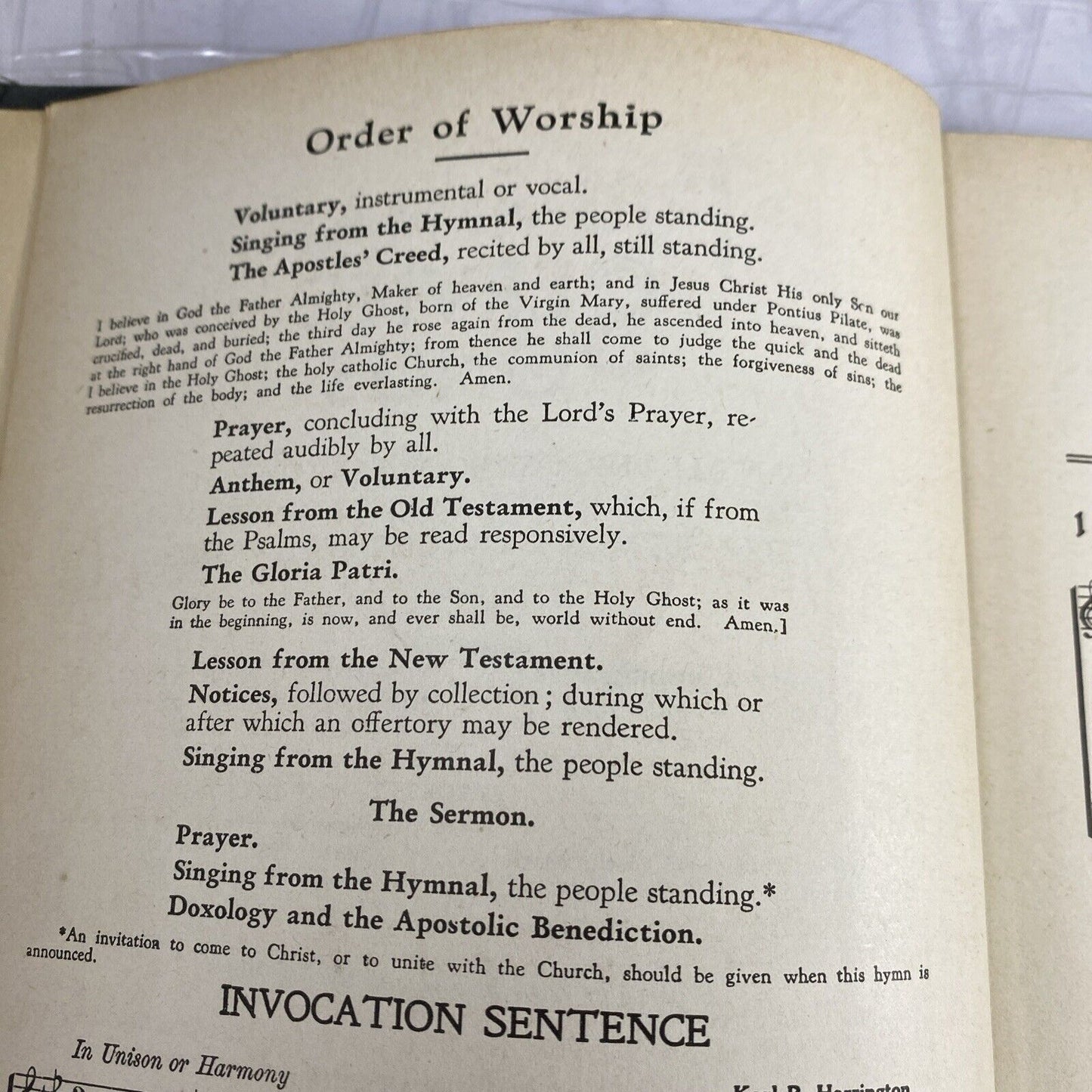 Vintage Triumphant Service Songs Hymnal Book 1934 by Rodeheaver Sunday School