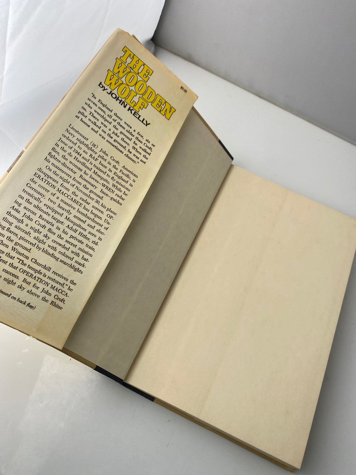 The Wooden Wolf John Kelly 1976 First Edition WWII Novel Dutton