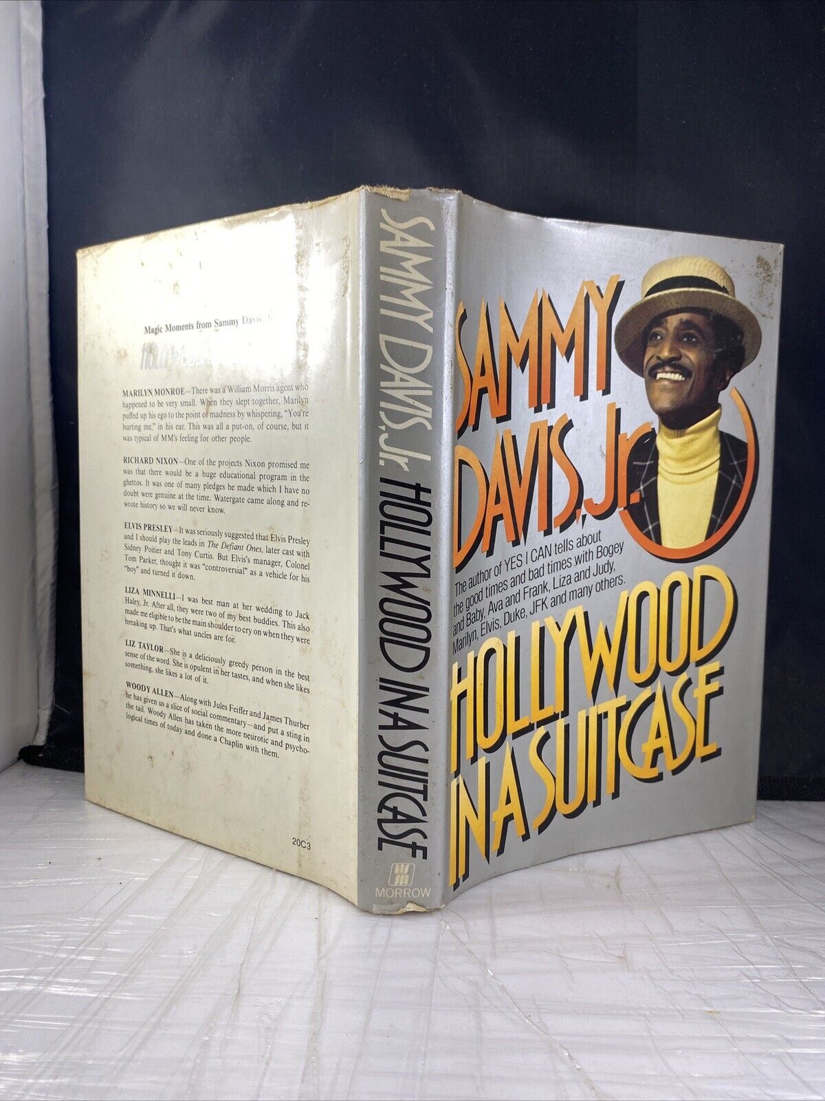 Hollywood in a Suitcase Sammy, Jr. Davis Vintage 80s First Edition 1st Print