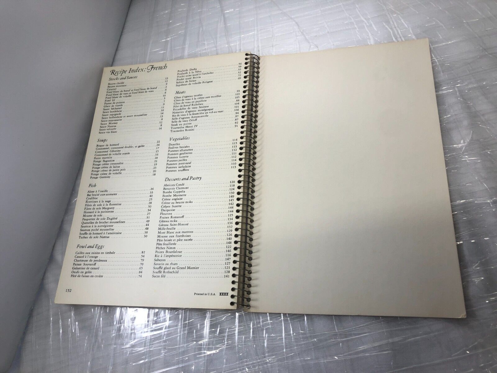 RARE VINTAGE Classic French Cooking (Time Life Foods of the World series) Recipe