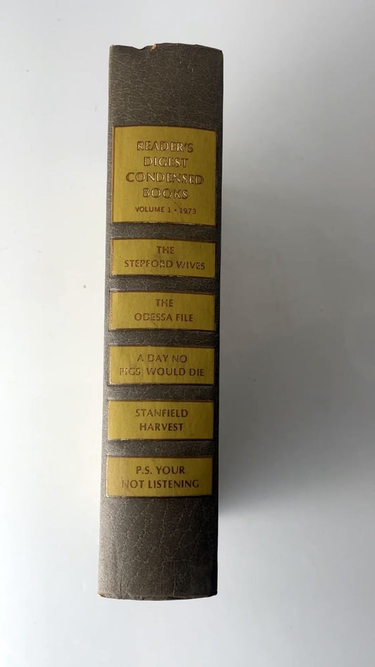 Reader's Digest Condensed Books Volume 1 1973 First Edition Collection