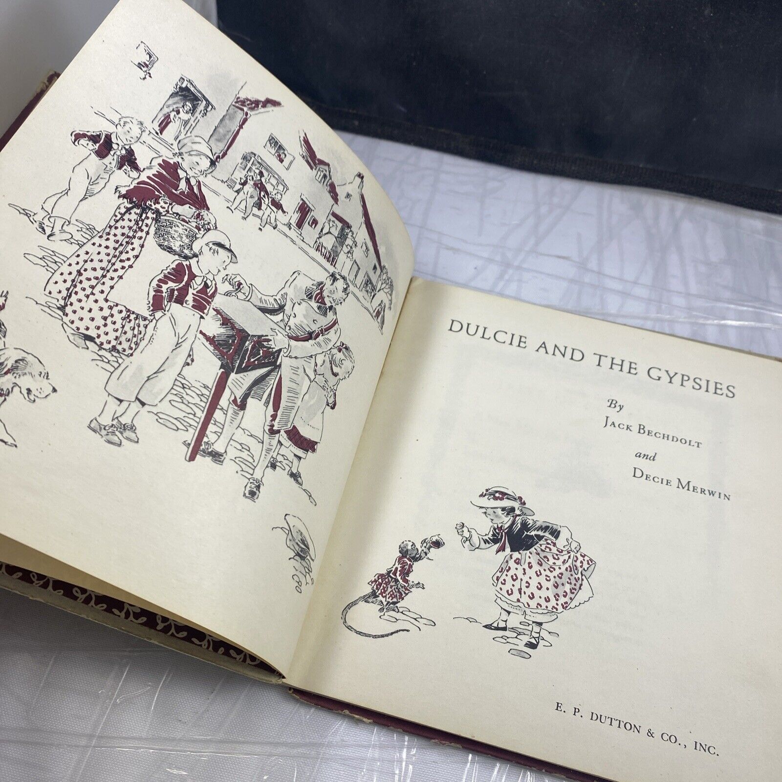 Dulcie and the Gypsies by Jack Bechdolt (hardcover) 1948 First Edition rare Kids