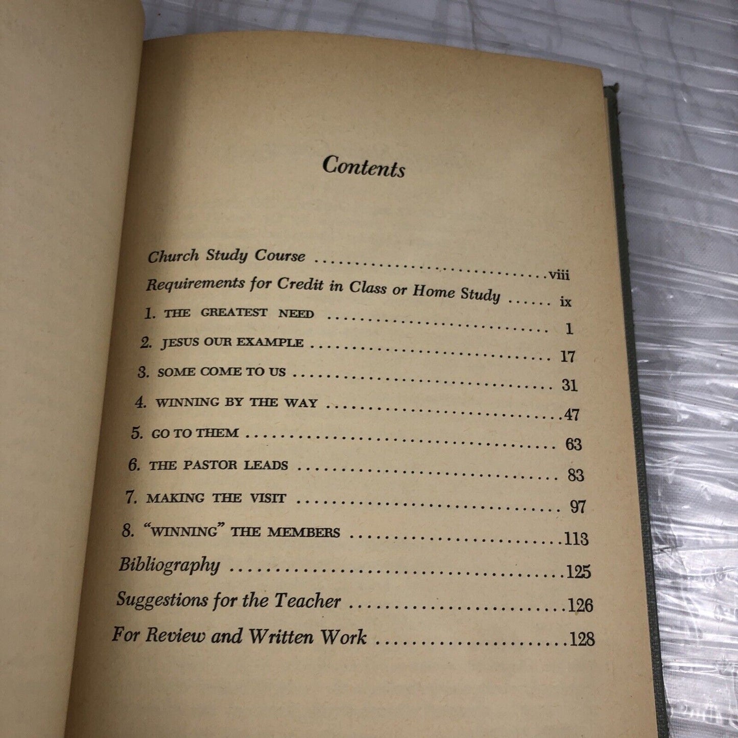 Personal Soul-Winning by Leonard Sanderson 1962 Hardcover Church Study Book