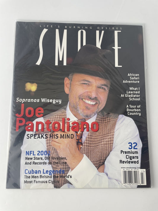 Vintage Smoke Magazine Fall 2002 Joe Pantoliano Sopranos Cigars NFL Cuban Legend