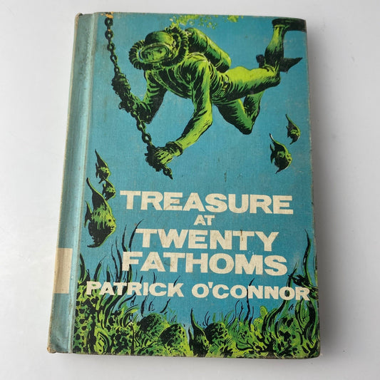 Vintage chapter book Treasure at Twenty Fathoms Patrick O'Connor 1968 1st ed