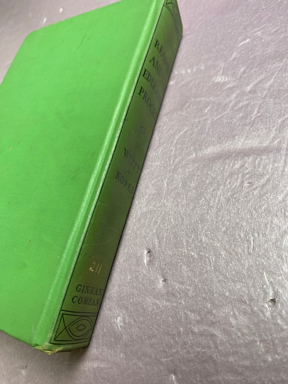 Reading & Educative Process Witty Kopel 1939 Ginn & Co Educational Psychology