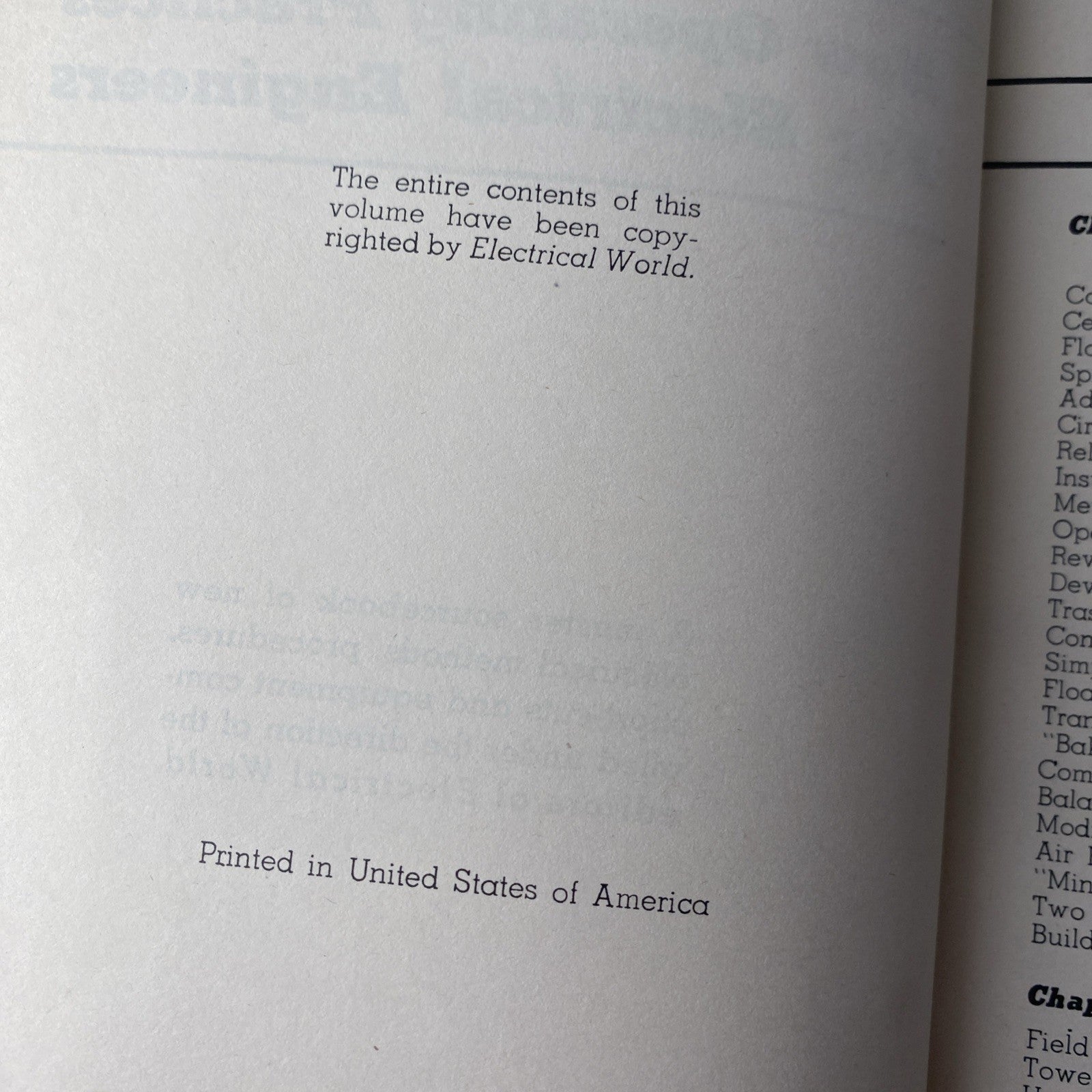 Rare Vintage Operating Practices For Electrical Engineers USA Printed Ex Lib