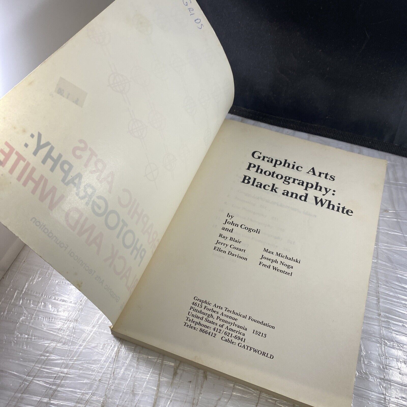 Graphic Arts Photography Black And White Vintage 80s Textbook