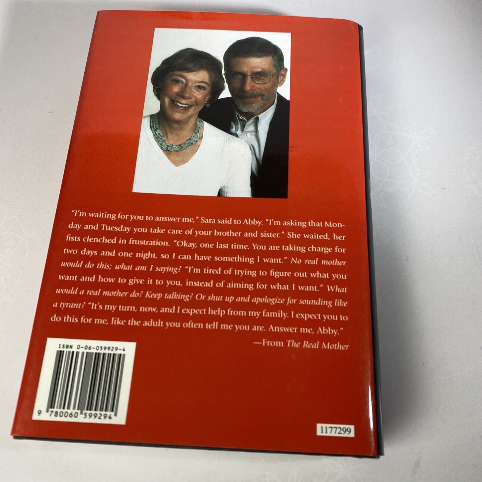 The Real Mother: A Novel - hardcover, 0060599294, Judith Michael Book Club Editi