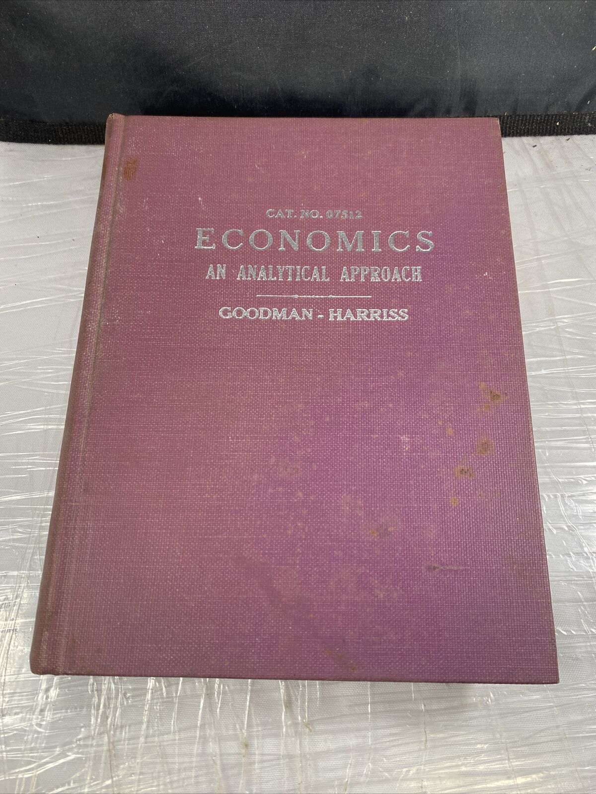 Vintage Economics: An Analytical Approach, Textbook, Goodman & Harris Clean