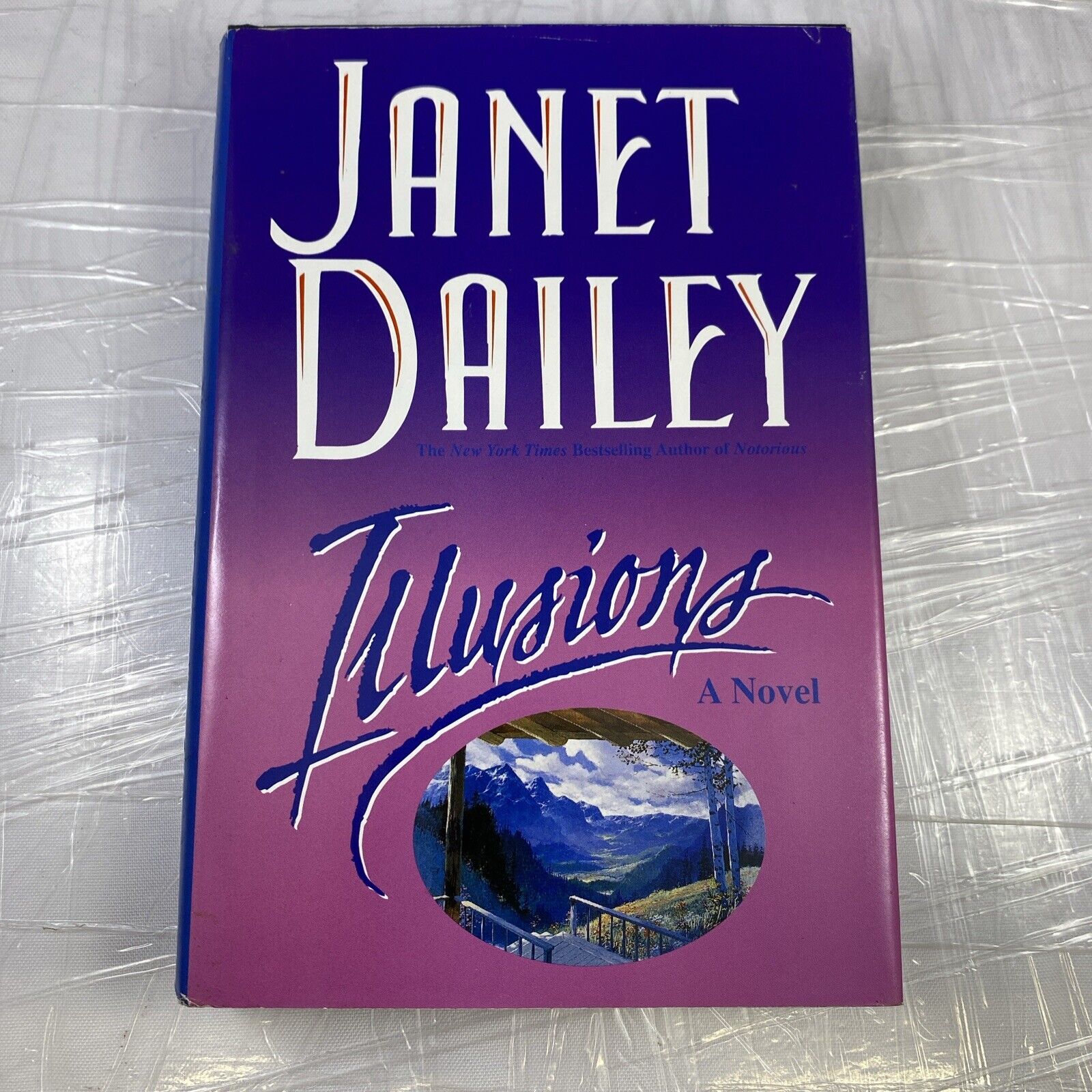 Illusions by Janet Daily (1997, Hardcover) VERY NICE Vintage Novel Book Club Ed