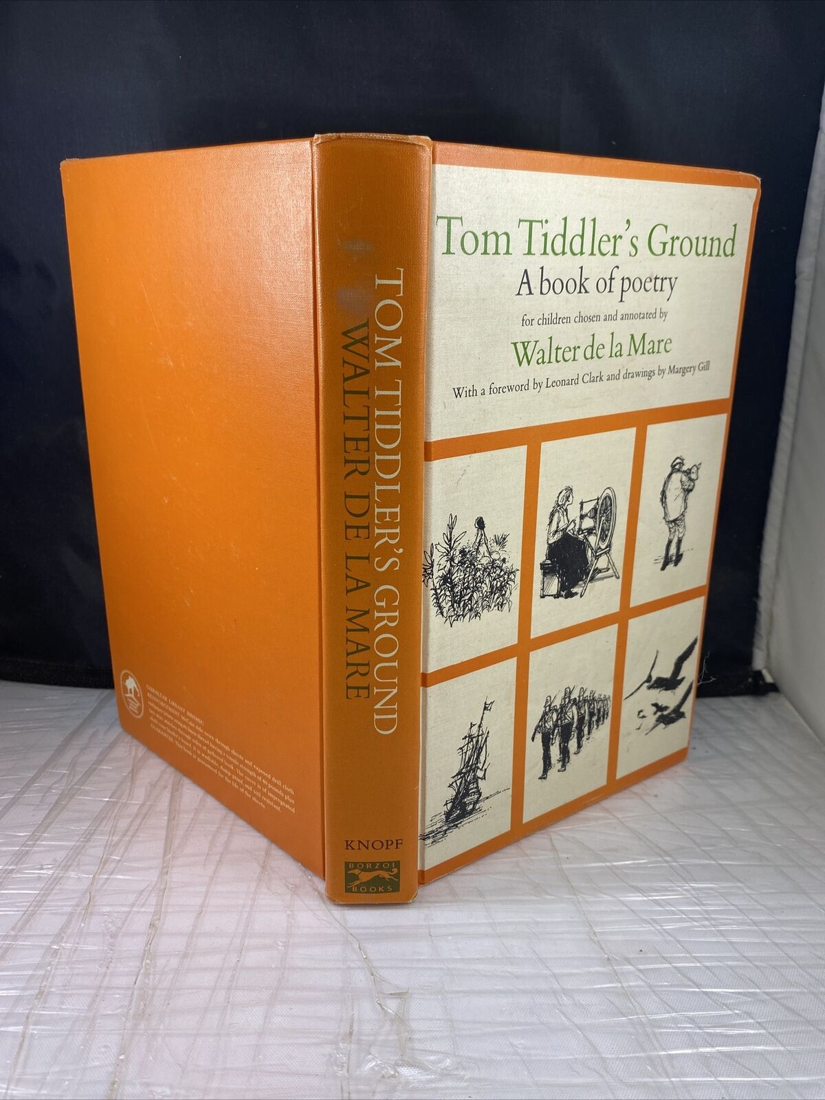 Tom Toddler’s Ground by Walter De La Mare 1961 1st Am. Ed. Vintage 60s Cookbook