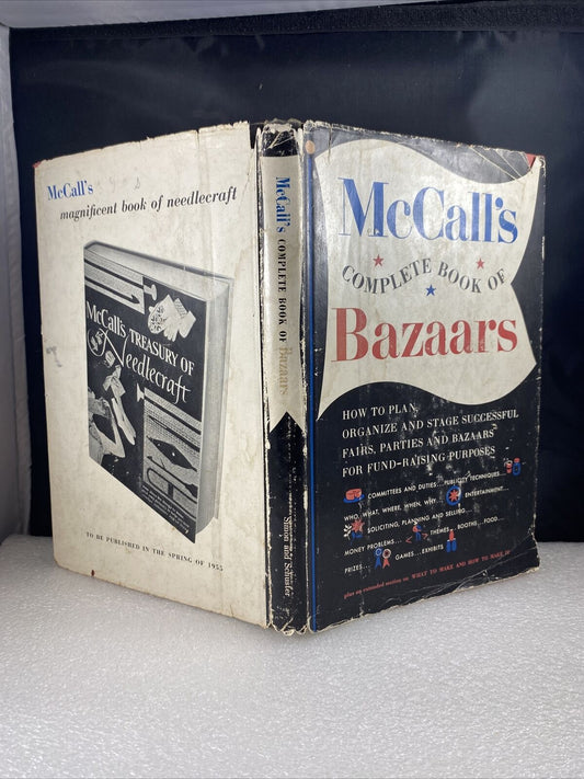 MCCALL’S Complete Book Of Bazaars Vintage 1950s Hardcover Market Trade Fair Book