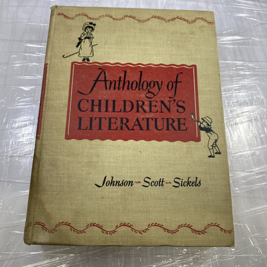 Vintage Collectible & Rare Anthology of Childrens Literature Second Edition 1948