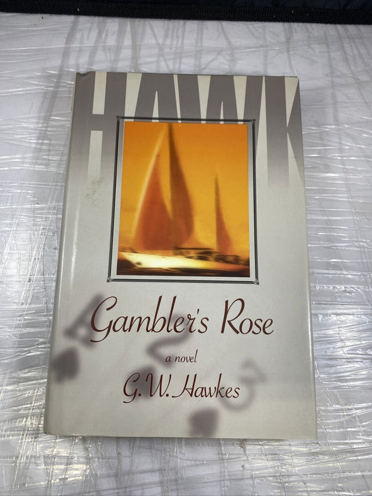 Gamblers Rose by G.W. Hawkes Rare First Edition Print American Gambling Fiction