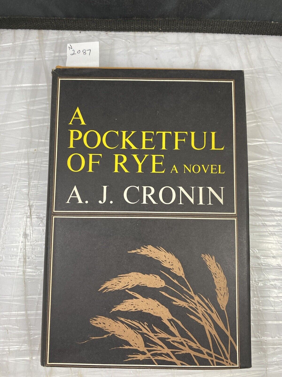 A Pocketful Of Rye A Novel By A j Cronin 1969 Vintage 60s Book Club Literature