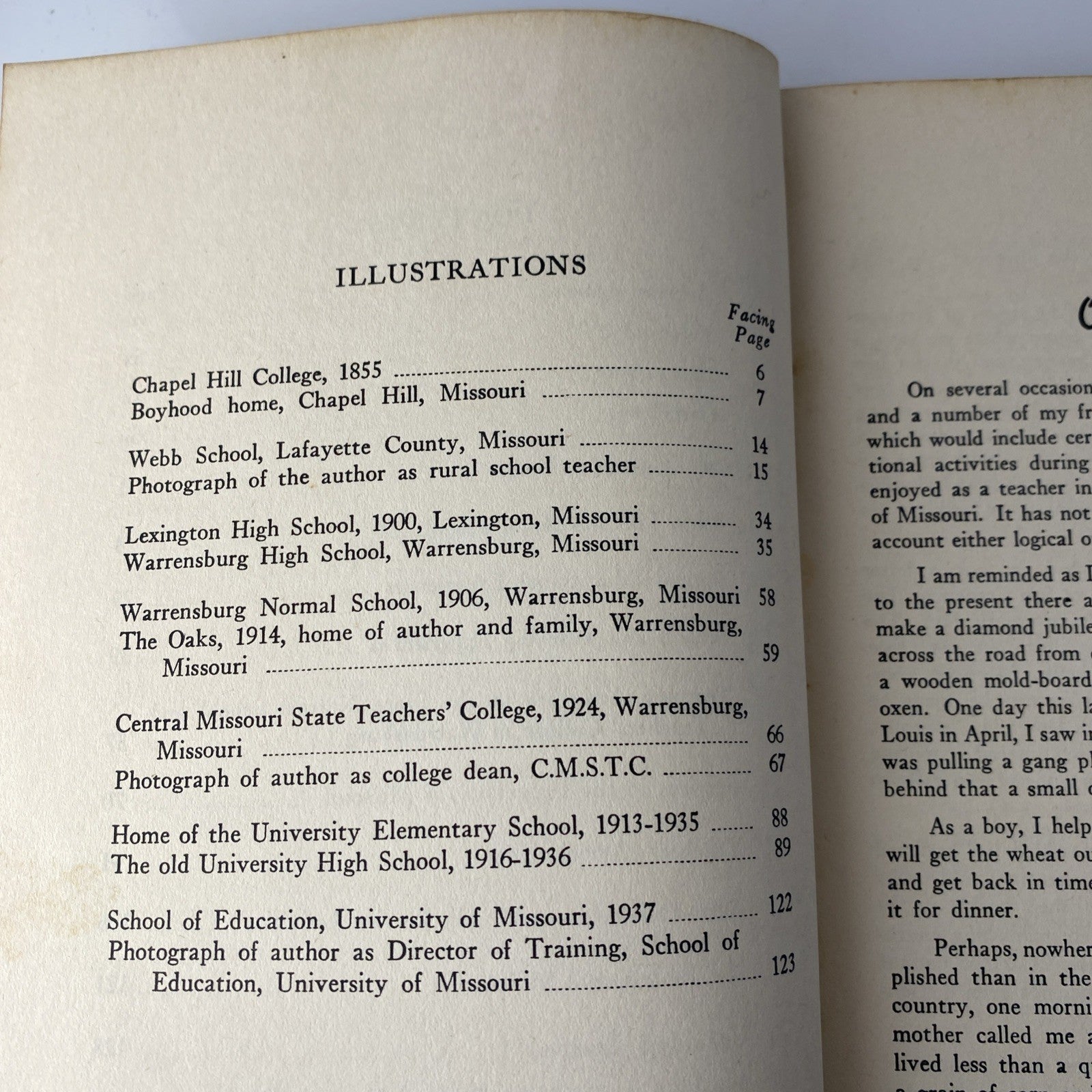 Fifty Years of Public School Teaching: Rural to Univ  by Claude Phillips 1948 HC