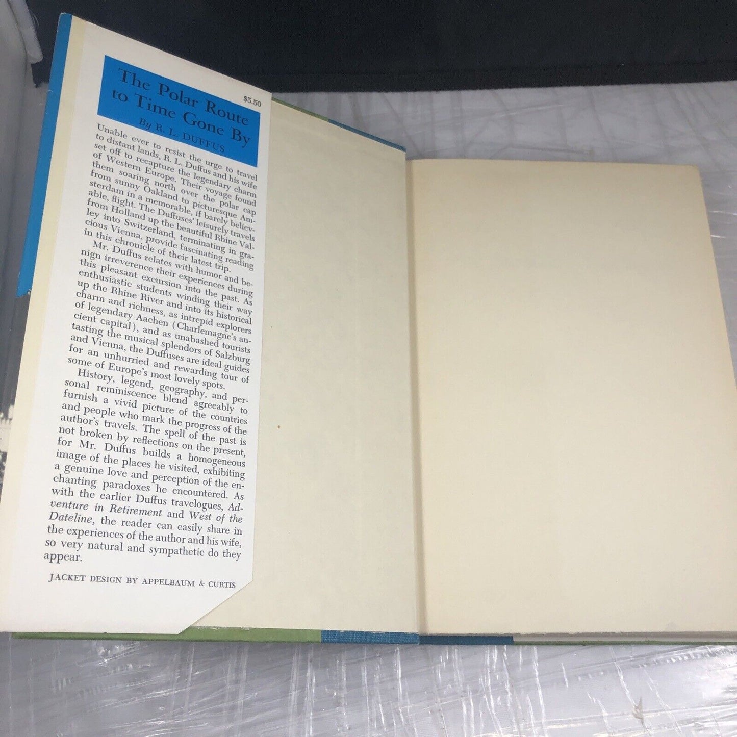 The polar route to time gone by by R. L. Duffus Hardcover Good Vintage Travel
