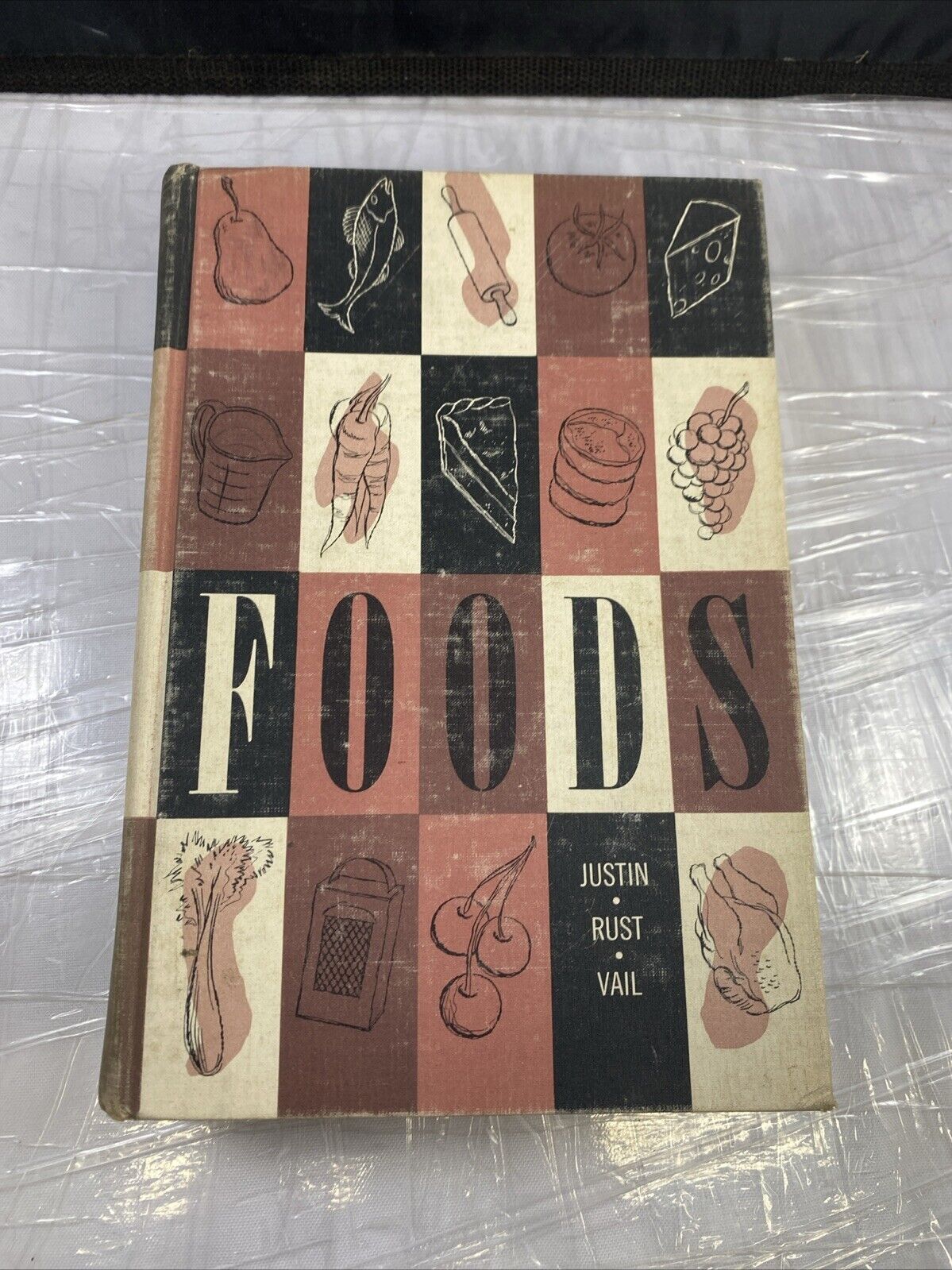 Foods Cookbook Justin Rust Vail 1956 Riverside Vintage College Cooking Textbook