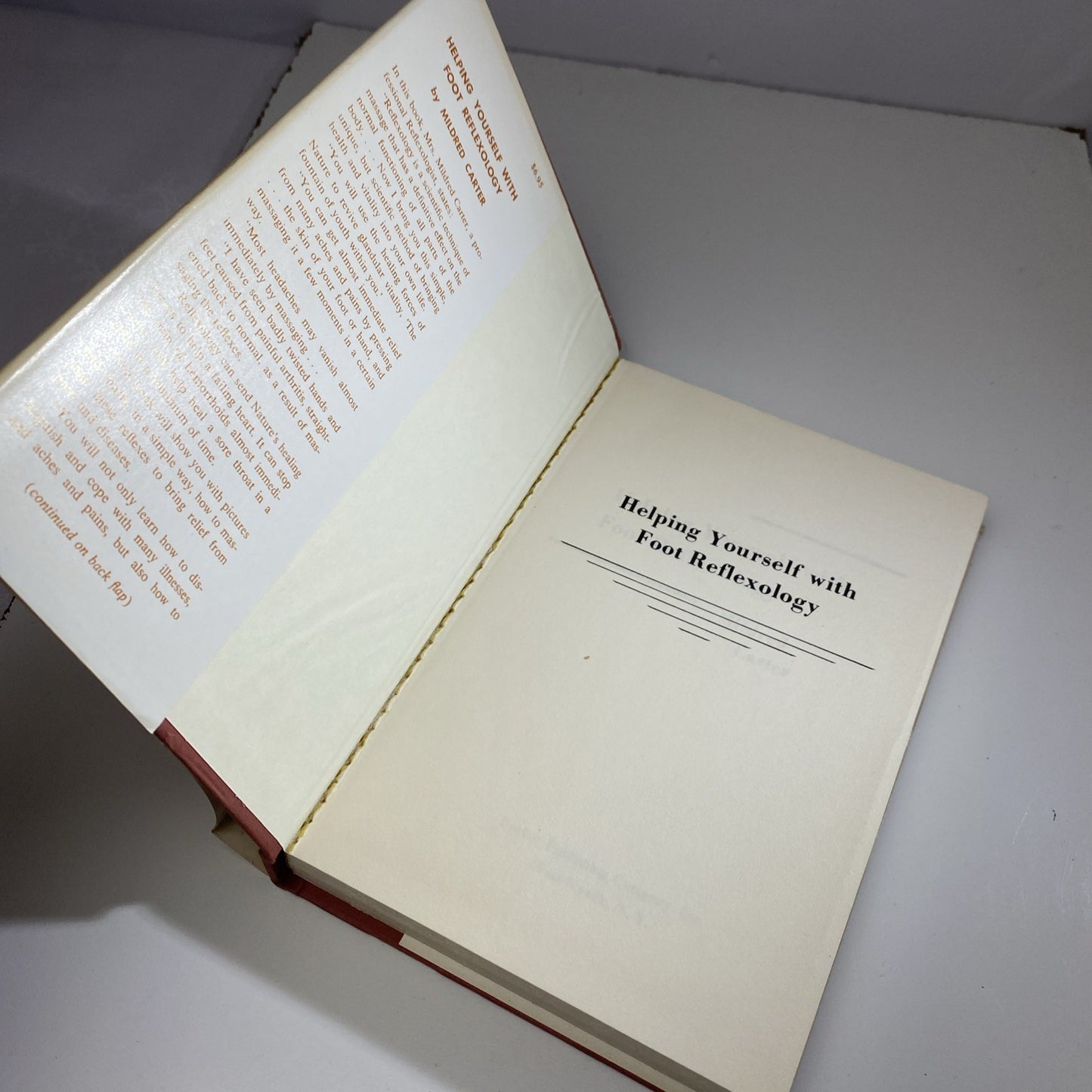 Helping Yourself With Foot Reflexology by Mildred Carter Parker Publishing 1969