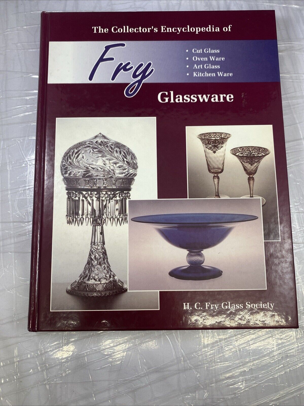 Collector's Encyclopedia of FRY GLASSWARE Book 1990 Illustrations Photographs
