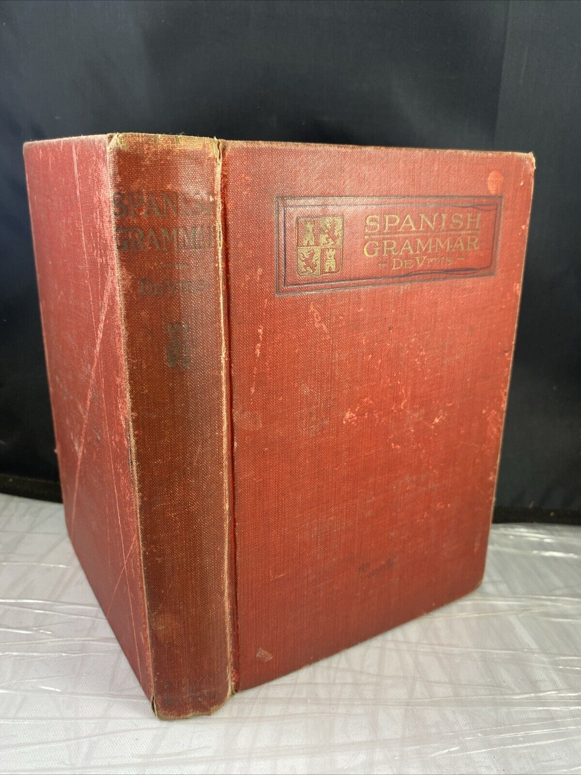 Vintage Antique Language Text A Spanish Reader For Beginners 1920 M. A. DeVitis