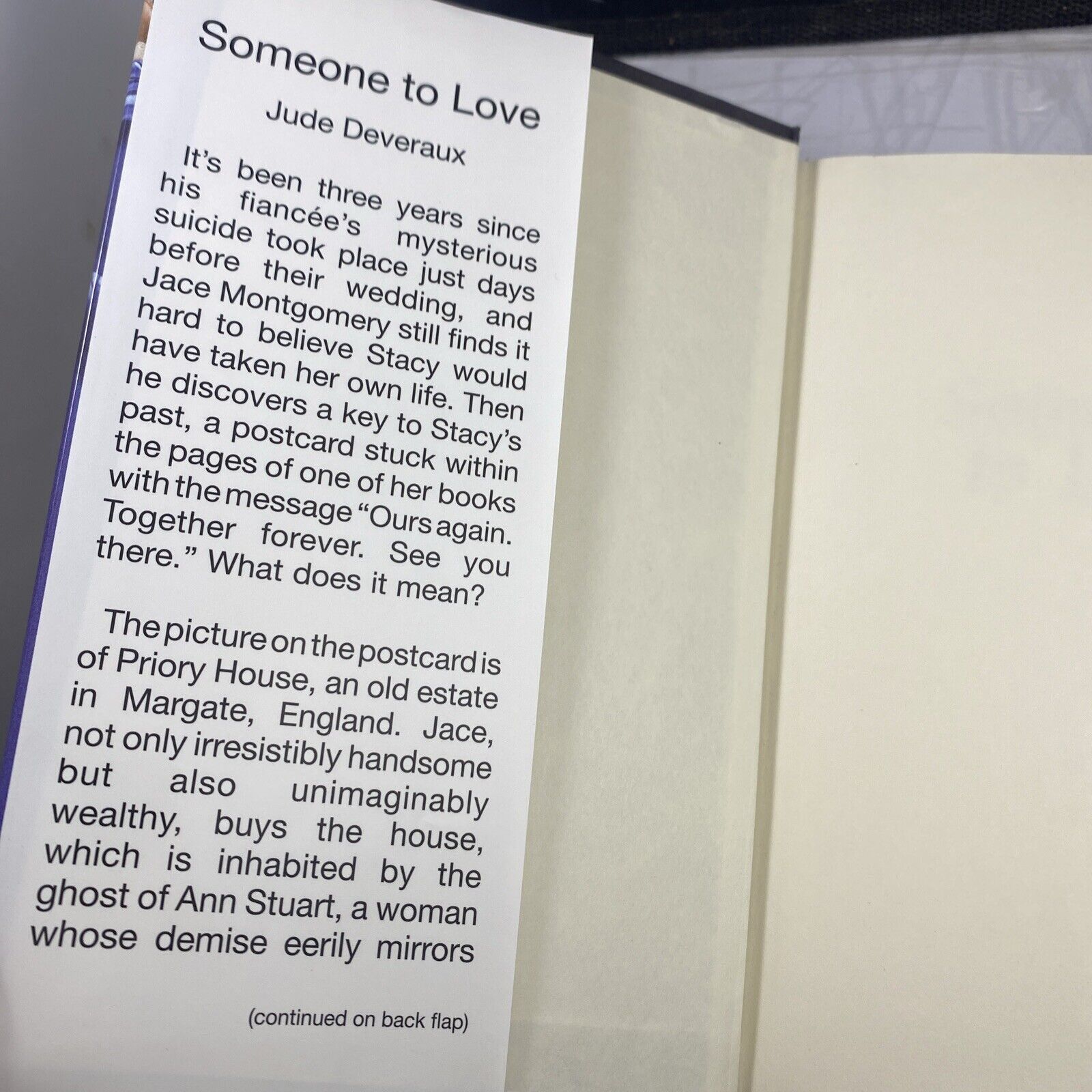 Someone to Love by Jude Deveraux (2007, Hardcover) Large Print Ed