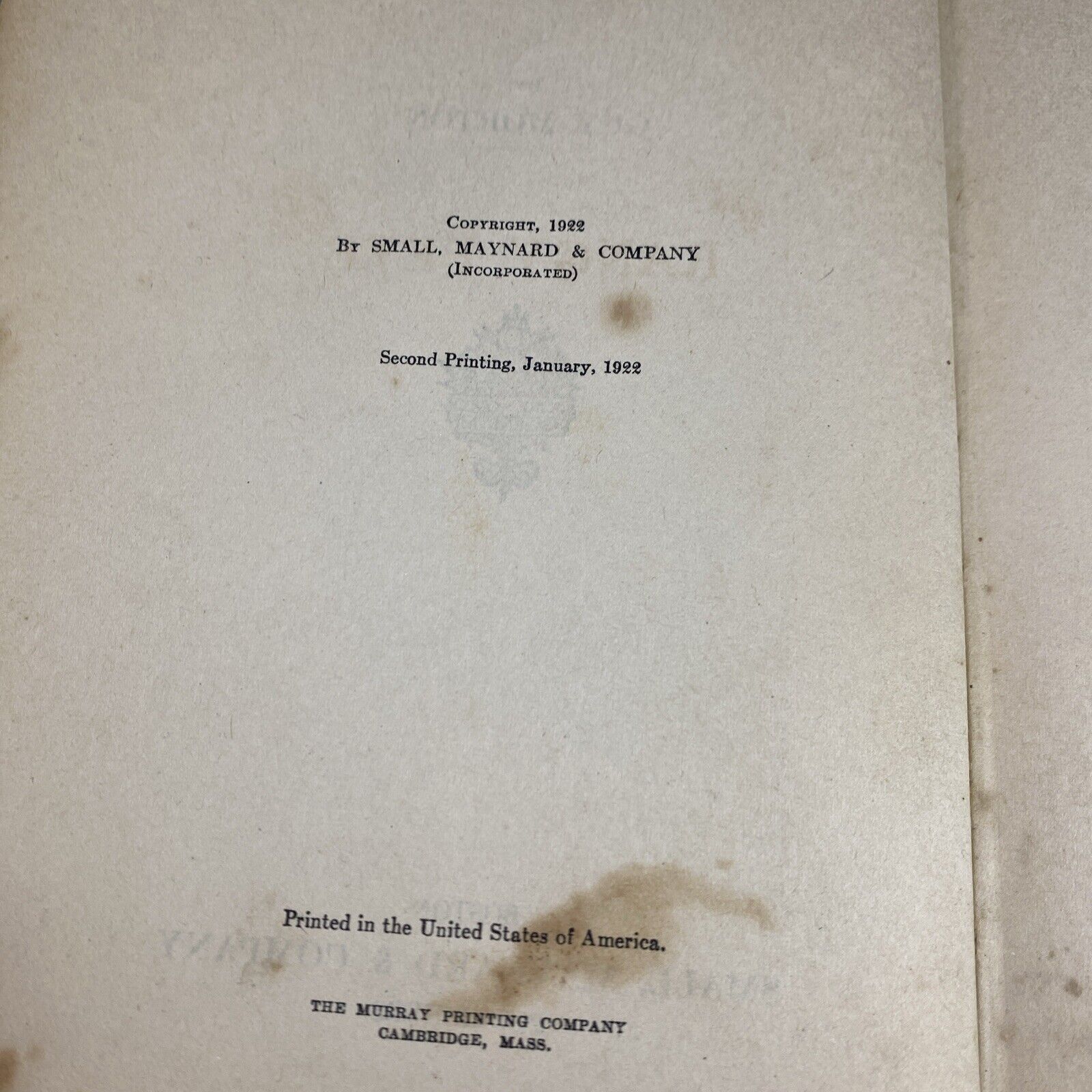 Guy Morton RANGY PETE Small Maynard & Co. 1922 ANTIQUE Historical Fiction Novel