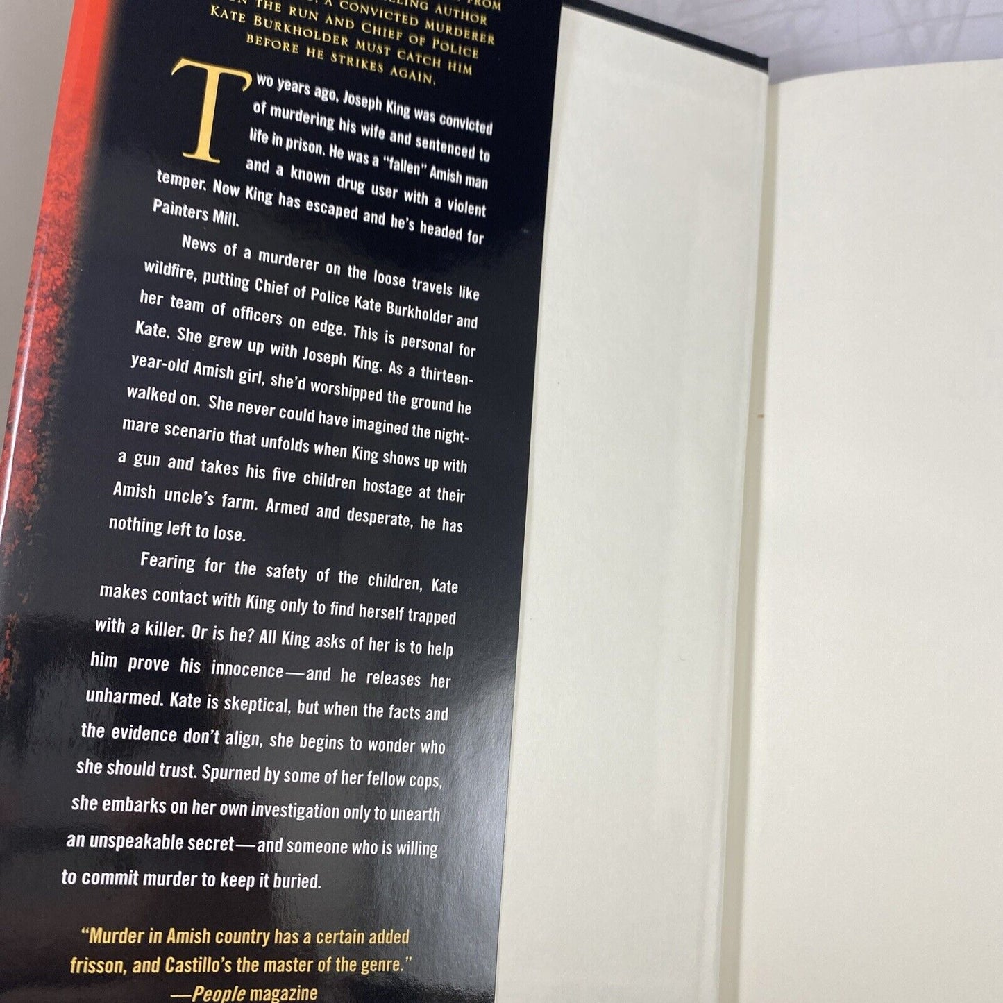 Down a Dark Road  By Linda Castillo Crime Murder  Drama Hardcover Book