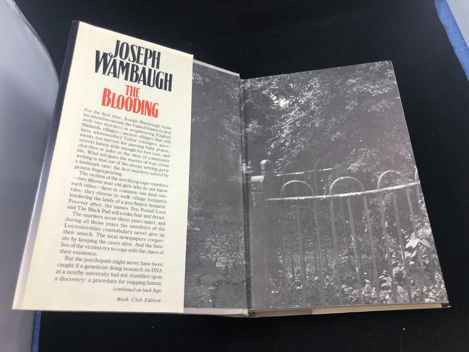 THE BLOODING by Joseph Wambaugh - 1989 HC/DJ ~ Book Club Edition