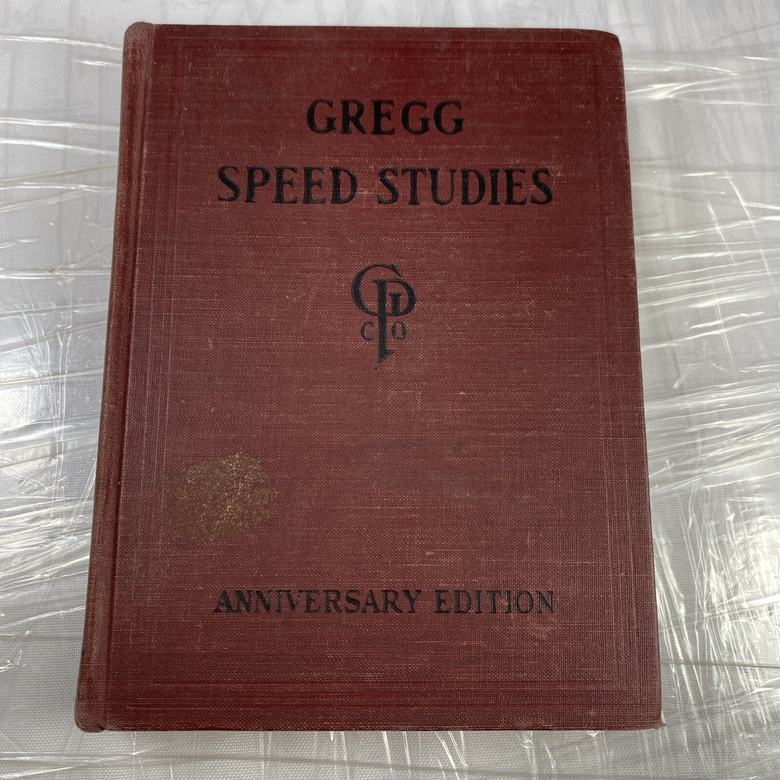Gregg Speed Studies Anniversary Edition Antique Short Hand Textbook Writing Rare