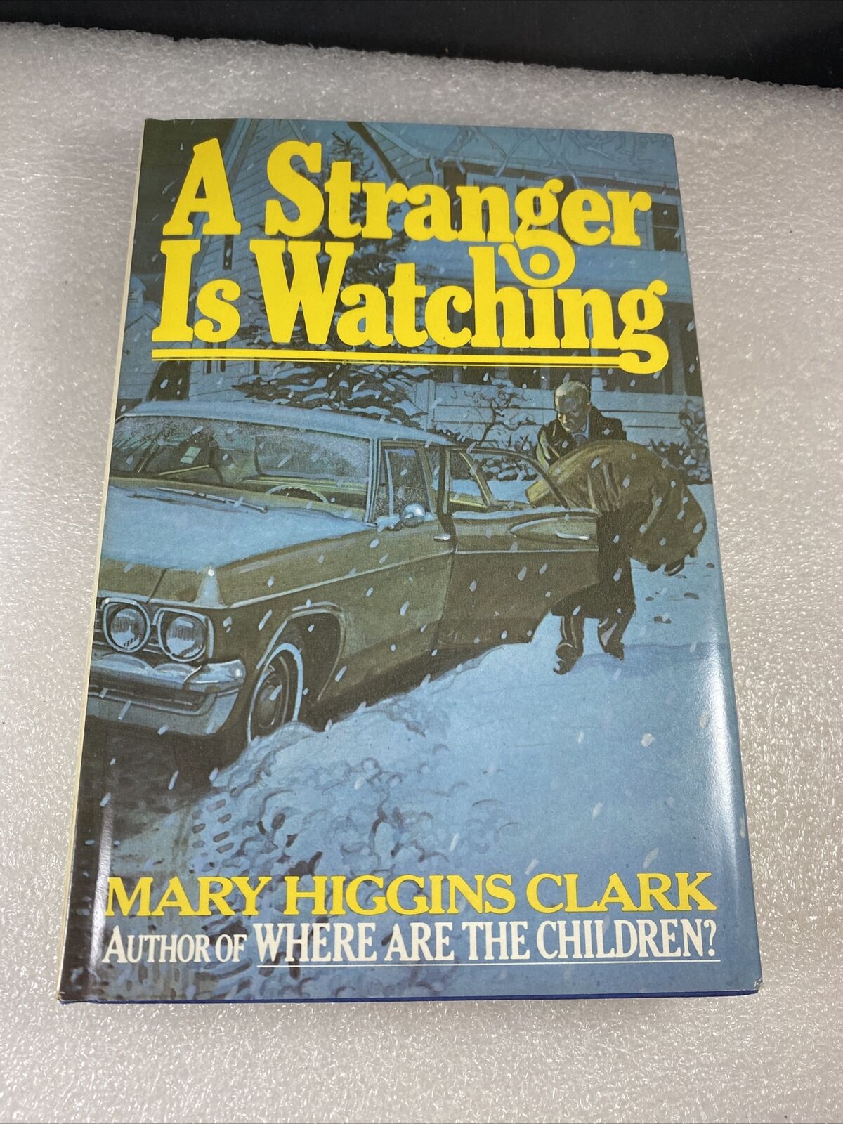 A Stranger Is Watching By Mary Higgins Clark Hardcover Vintage 70s Mystery BCE