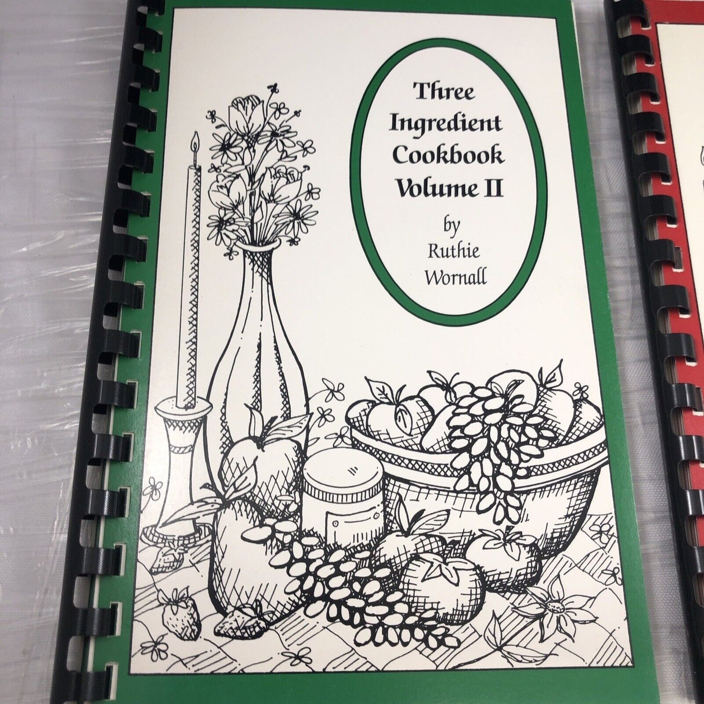 Three Ingredient Cookbook - Plastic Comb By Wornall, Ruthie - Volume 1 And 2