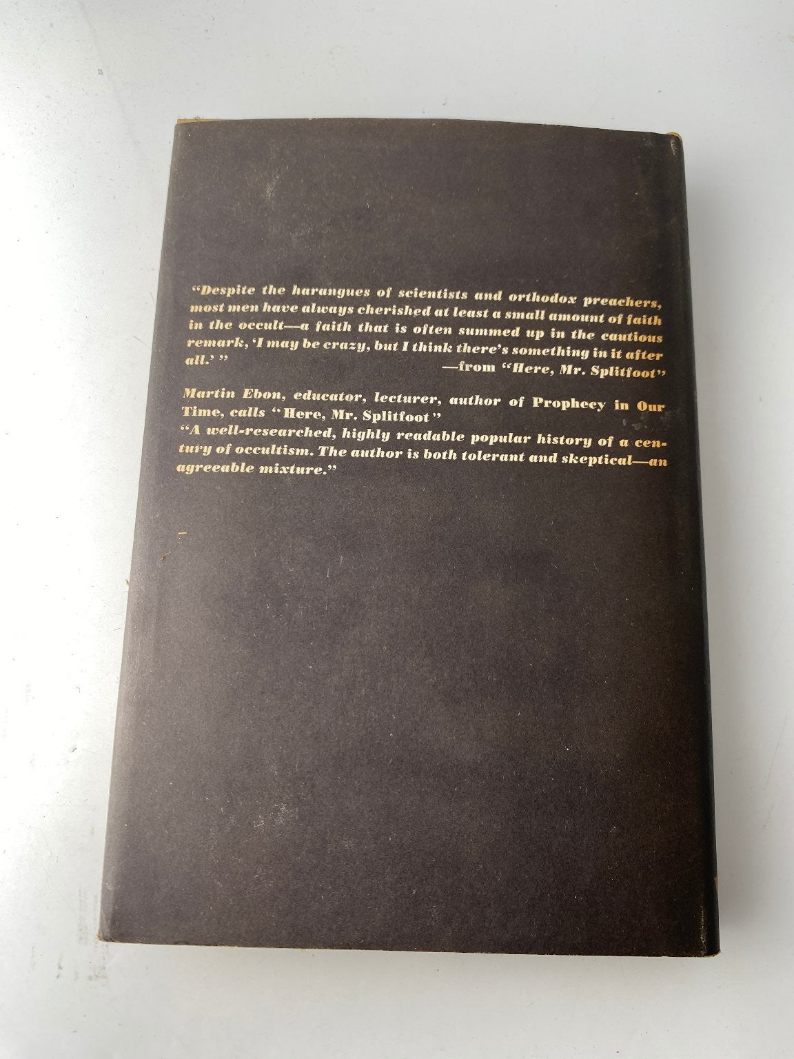 "Here Mr. Splitfoot" Robert Somerlott 1971 First Edition Occult Viking