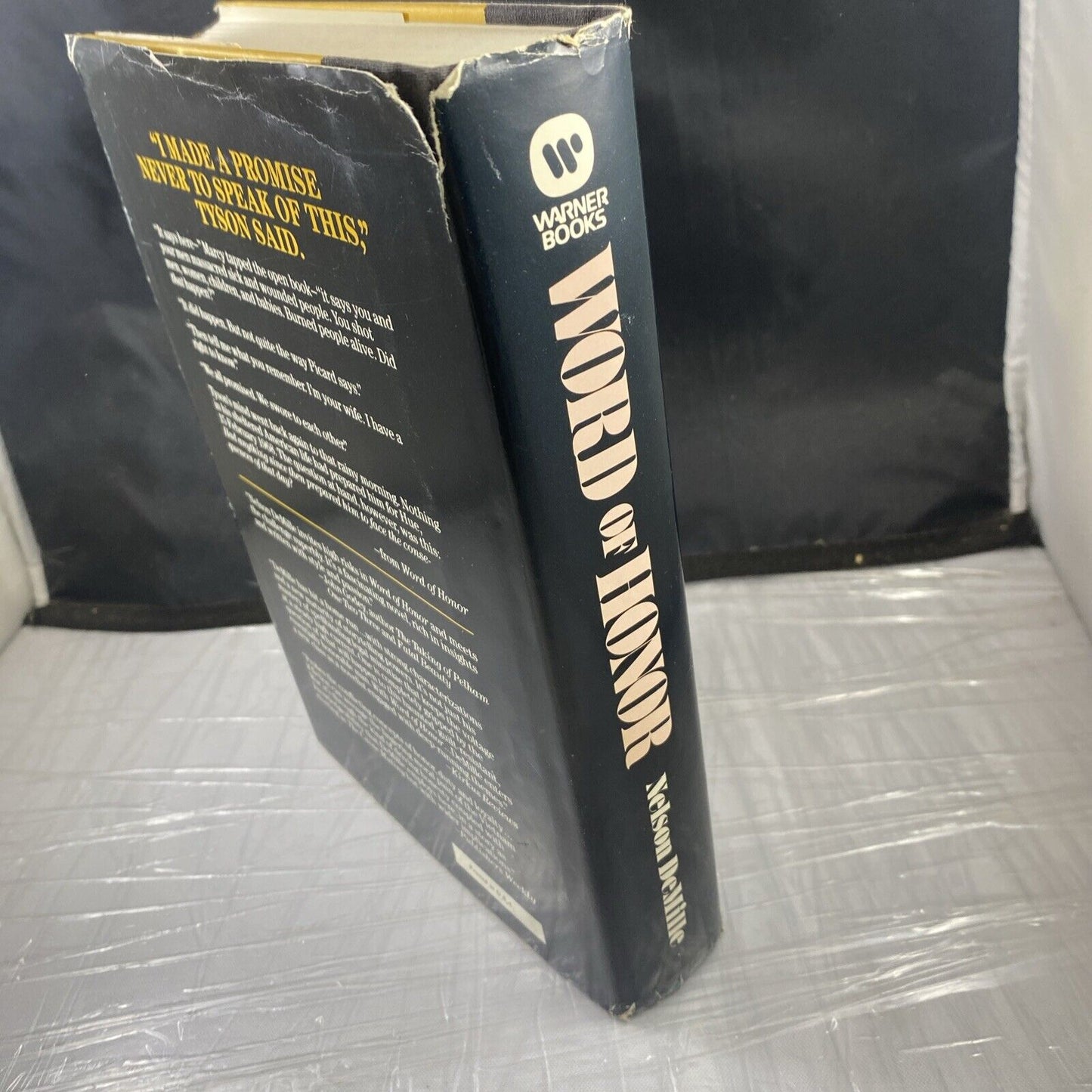 Word of Honor by Nelson DeMille  1985 Vintage Hardcover Book 2nd Print Good
