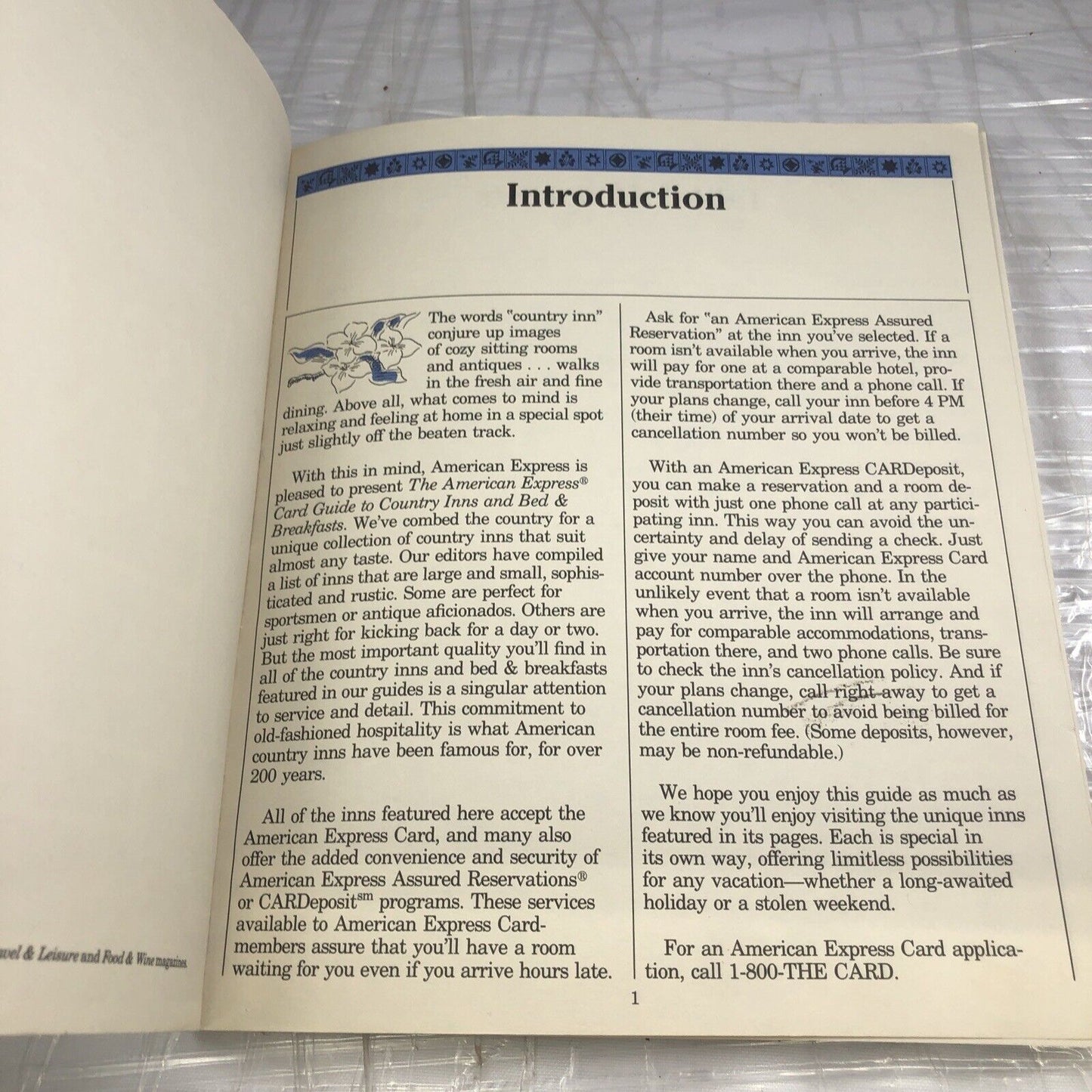 GUIDE TO COUNTRY INNS 1988-1989 Eastern Edition, East Coast Vintage Buildings