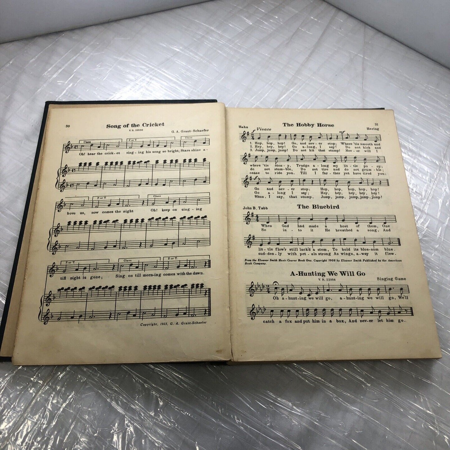 A One Book Course In Elementary Music. Antique School Music Textbook