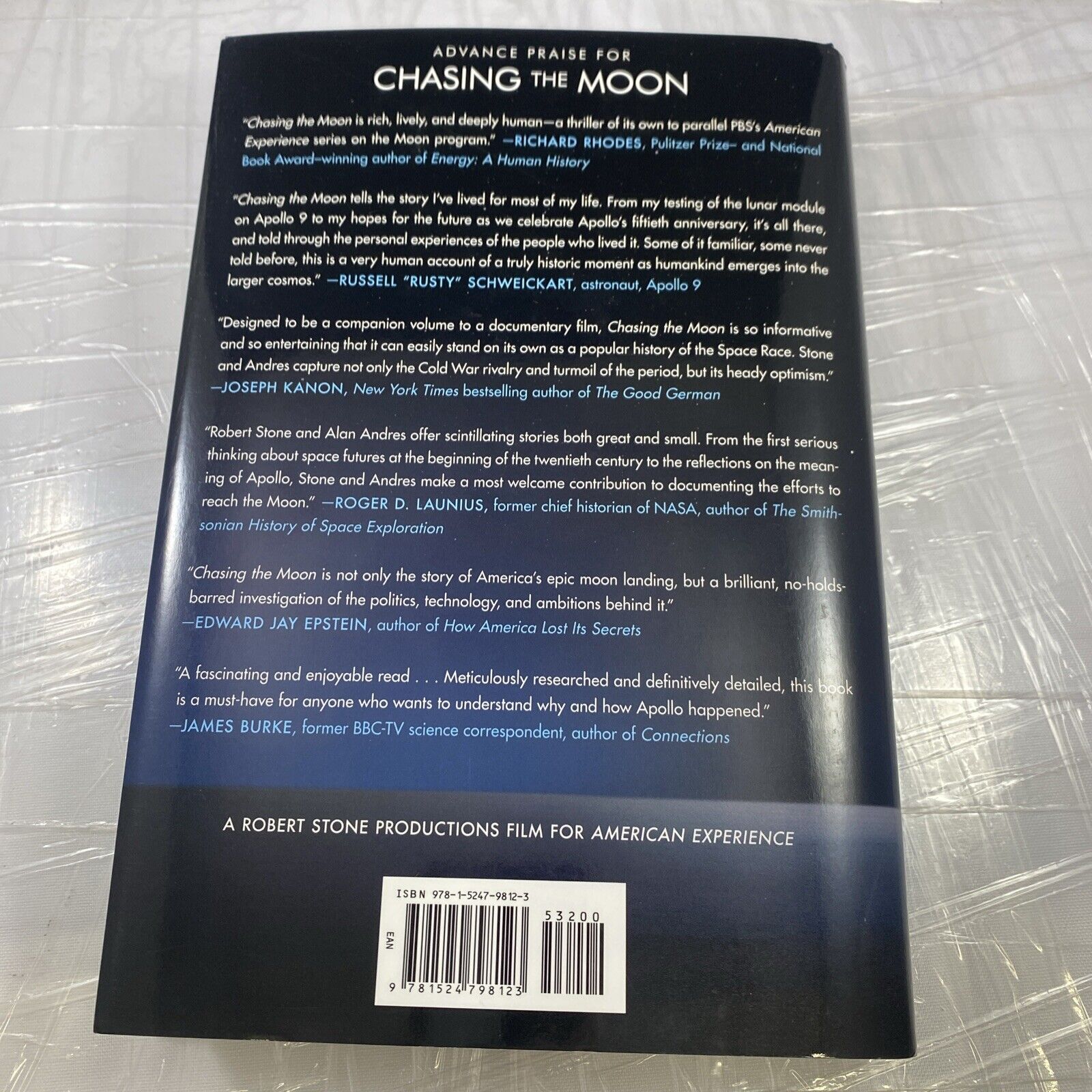 CHASING THE MOON: THE PEOPLE, THE POLITICS, AND THE By Robert Stone 1st Print!