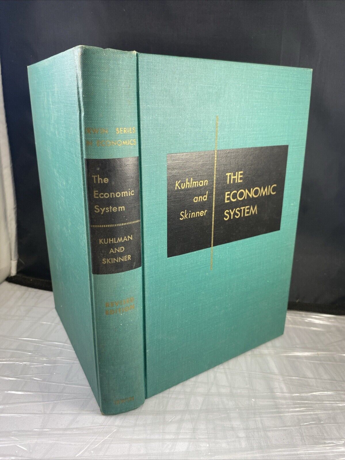 Vintage 60s Rare College Textbook. The Economic System Khulman & Skinner RARE