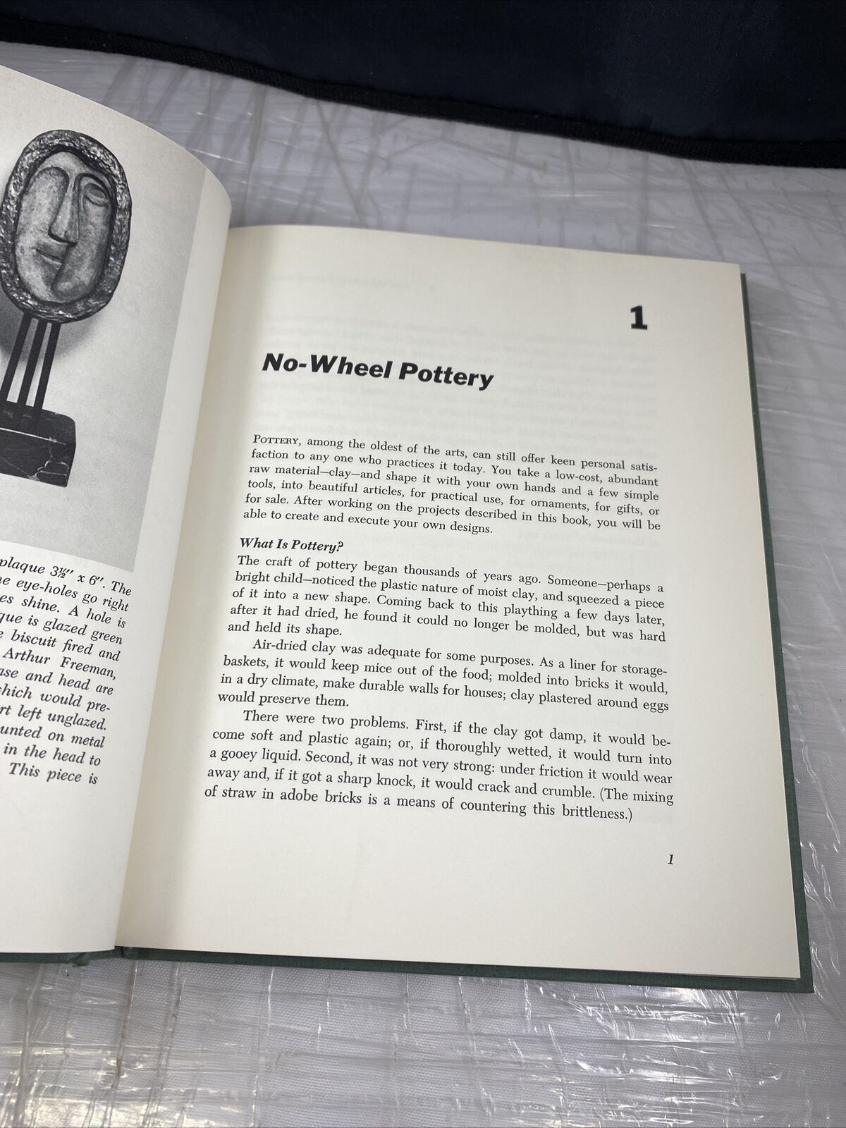 The Off-Wheel Pottery Book by Ida Claire Larden &  Raymond Hull Vintage Ceramics