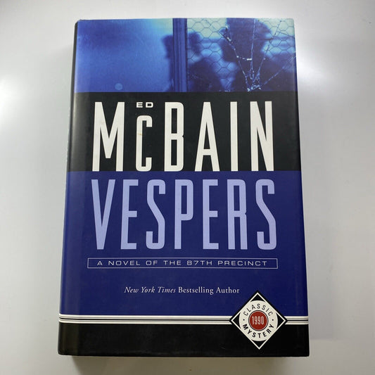 Vespers by Ed McBain - Hardcover Very Good Condition BCE