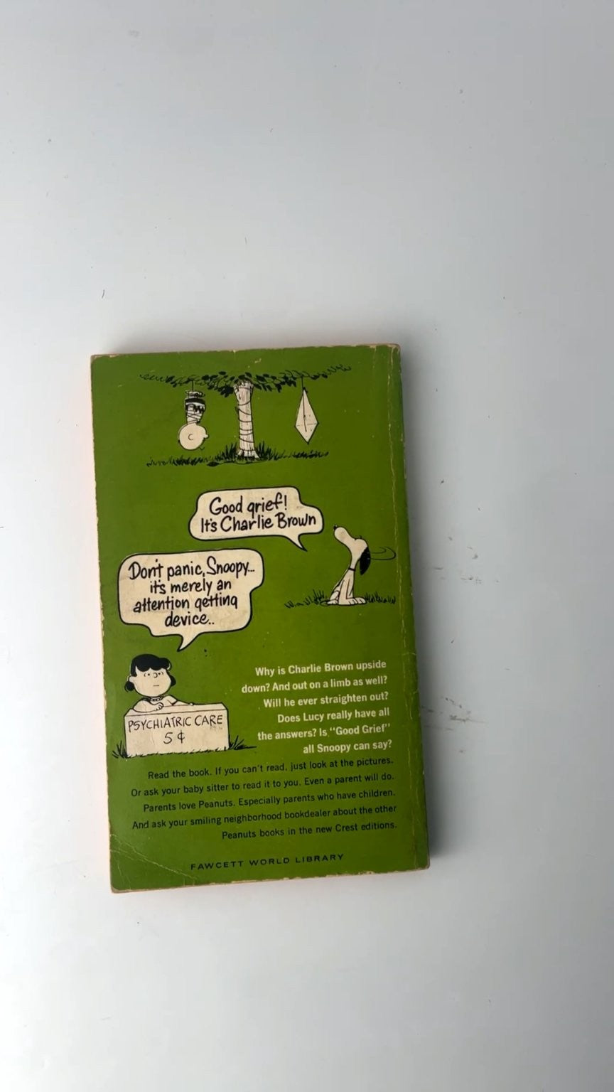 Very Funny Charlie Brown by Charles M. Schulz 1967 Fawcett Crest Book