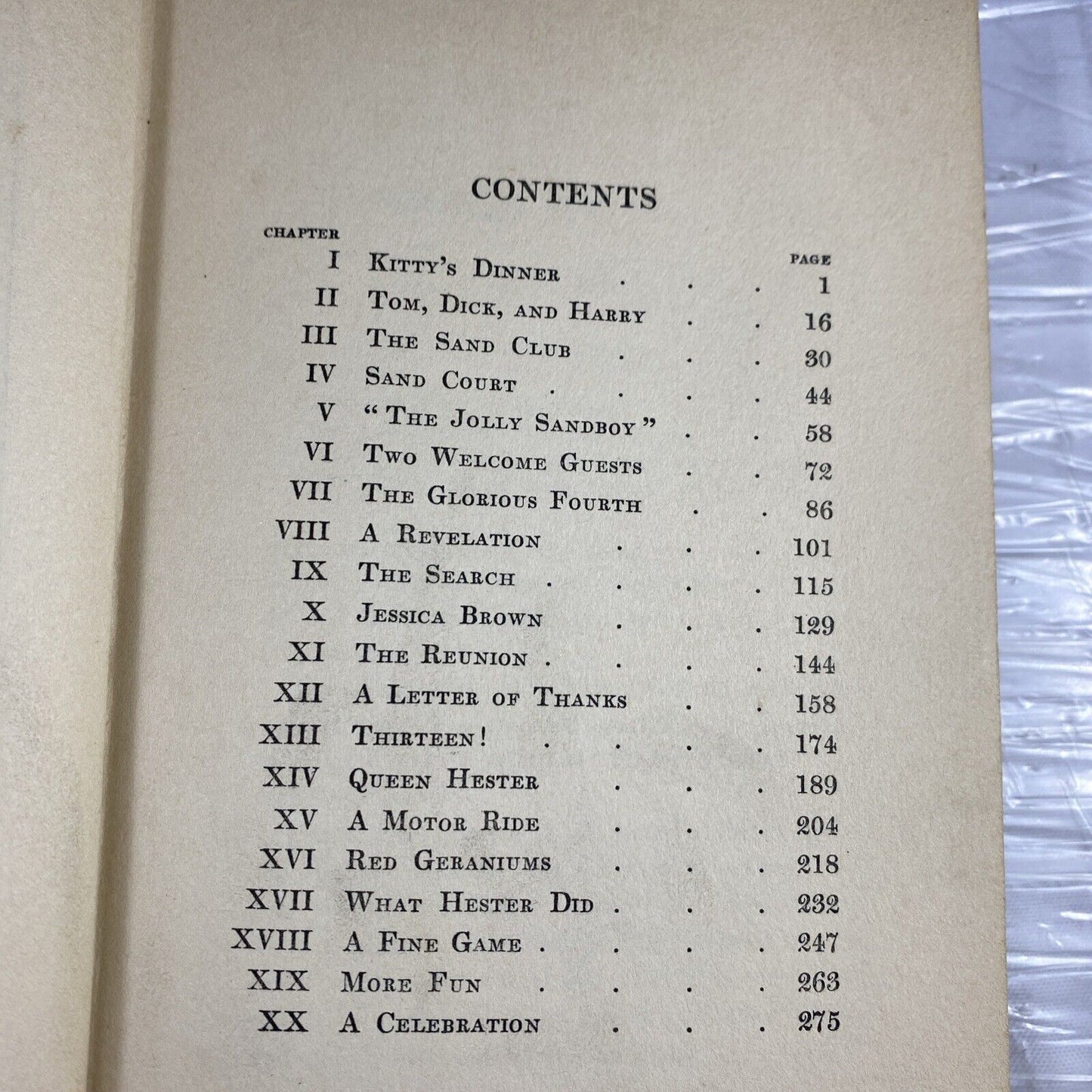 Carolyn Wells MARJORIE AT SEACOTE  1912 Rare First Edition Antique Worn Book