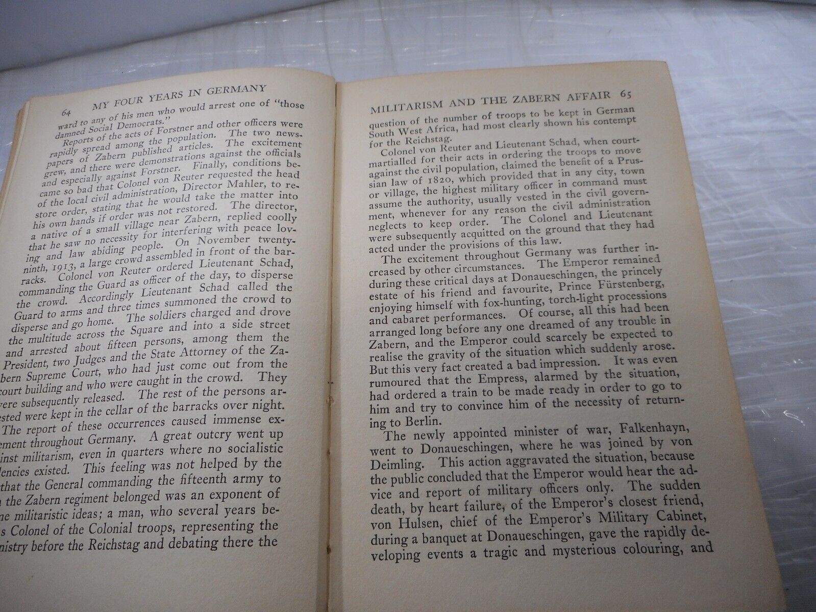 My Four Years In Germany By James W. Gerard 1917 Hardcover 1st Ed.